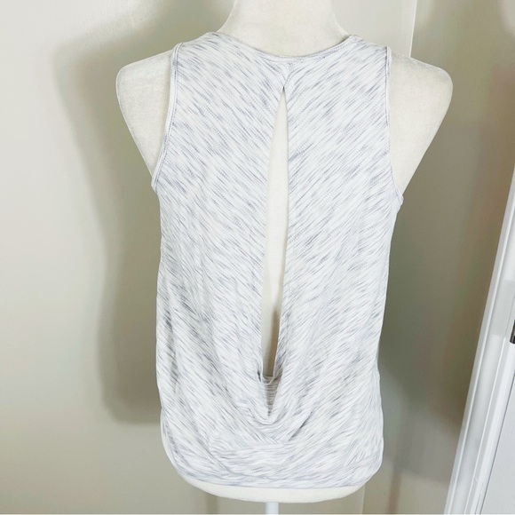 LULULEMON Low Key Tank Top - Tiger Space Dye Hail White - Picture 8 of 10